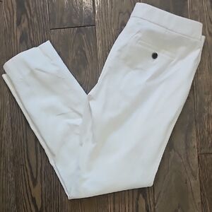 J. Crew Women's White Ankle Pants